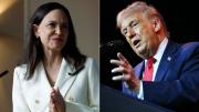 Se conoce fecha estimada y lugar de reunión de María Corina Machado con Donald Trump, que volvió a cuestionar decisión del Comité Noruego del Nobel