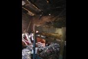 Dramático incendio en Vinará: una familia perdió su casa y se salvó de milagro