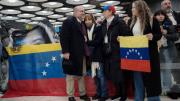 Rocío San Miguel llegó a España tras su excarcelación en Venezuela y se reencontró con su familia