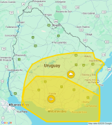 Inumet adelantó alertas por el ciclón extratropical en Uruguay: a qué departamentos afecta