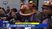 La COB abandona Casa Grande y rompe diálogo con el Gobierno por el DS 5503