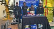 Polimaracaibo capturó a dos sujetos por hurto de cableado del encendido navideño en Bella Vista