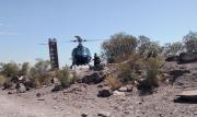 Rescataron en helicóptero a un hombre que se accidentó en el Cerro Arco