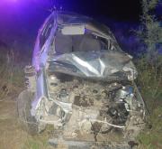 Accidente fatal en la Ruta 143: un joven murió tras volcar con su vehículo