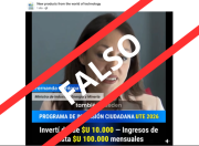 “Programa inexistente”: alertan por estafa virtual que usa imagen de la ministra Cardona