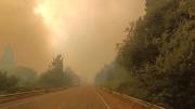 Incendios en Chubut: cortan la ruta 40 por el avance de las llamas sin control