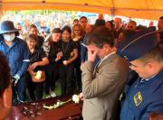 Presidente Paz asistió al entierro y despidió a su colaborador Mauricio Aramayo