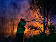 Desastre en Chubut: el incendio forestal ya arrasó con casi 12 mil hectáreas en El Hoyo y sigue activo