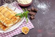 Crepes de chocolate con crema de naranja: Empieza el día con un dulce desayuno