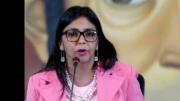 Delcy Rodríguez se comprometió a lograr el retorno de Maduro y su esposa