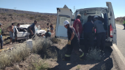 Impactante accidente en la ruta 237: dos personas fueron internadas