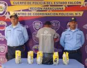 Detenido sujeto que ocultó medio kilo de marihuana en paquetes de harina para ingresarlo a un centro preventivo en Falcón