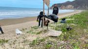 Escalofriante hallazgo en Ecuador: colgaron cinco cabezas humanas en una playa turística