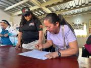 Firmaron convenio para ejecución de proyectos comunales en Ribas