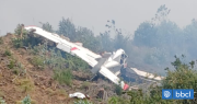Avión que combatía incendio forestal capotó en Lebu: Piloto se encuentra fuera de riesgo vital