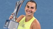 Aryna Sabalenka salió campeona en Brisbane y en el festejo “apuró” a su novio para casarse