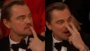 El juguetón momento de Leonardo DiCaprio en los Globos de Oro 2026 que se volvió viral