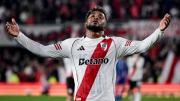 El gesto de Miguel Borja que sorprendió mientras River jugaba su primer amistoso del año