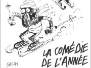 Charlie Hebdo publica una caricatura sobre la tragedia en un resort de esquí en Suiza y vuelve a provocar indignación