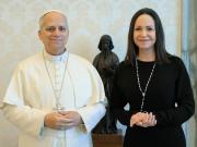 Corina Machado visitó al papa León XIV en el Vaticano bajo estricta reserva: le pidió que interceda por los presos políticos en Venezuela