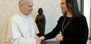 El papa recibe a María Corina Machado