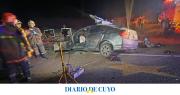 Otra tragedia vial en Mendoza: un muerto es el saldo del choque frontal entre un camión y un auto