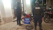 Añatuya: un delincuente abandonó una moto robada tras ser perseguido por la Policía