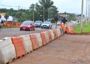 Cierran cruce del km 10 en Ciudad del Este por obras del viaducto de Itaipú
