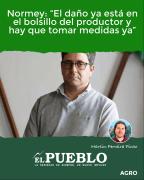 Normey: “El daño ya está en el bolsillo del productor y hay que tomar medidas ya” ‣ Martin Ferreira Pinto