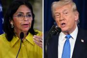 Lo que dijo Delcy Rodríguez sobre la imagen publicada por Trump en la que aparece como mandatario de Venezuela