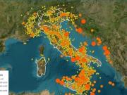 Italia sufrió más de 15.000 terremotos en 2025