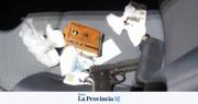 Fuerte operativo policial en Santa Lucía: cuatro detenidos, armas, drogas y dinero