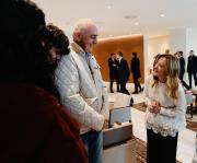 Meloni da la bienvenida en el aeropuerto a los dos italianos excarcelados en Venezuela