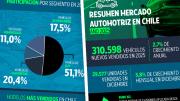 Infografía: Revisa los modelos y marcas más vendidas en Chile durante 2025