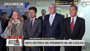 Presidente del BID llega a La Paz y anuncia una inversión de $us 4.500 millones para Bolivia