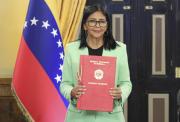 Delcy Rodríguez, una semana encargada de una Venezuela bajo la lupa de Trump