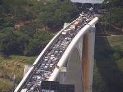 Restringirán tránsito nocturno de buses turísticos por el Puente de la Amistad