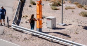 Instalaron cuatro tótems de emergencia en el Paso de Agua Negra: dónde están y para qué sirven