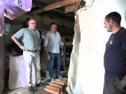 Albisu recorrió en barrio Artigas /Inicio de la ejecución del convenio entre Fundación Piso Digno y el Gobierno de Salto