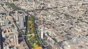 Estaría terminado en 2030: Así será el nuevo Parque Urbano que se ubicará por sobre la Autopista Central