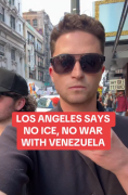 Los Ángeles se moviliza: Masiva protesta exige el fin del terror del ICE y denuncia la intervención en Venezuela