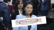 Keiko Fujimori: PJ archiva definitivamente el caso Cocteles