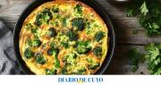 Receta de tortilla de brócoli con claras de huevo, rápida y fácil