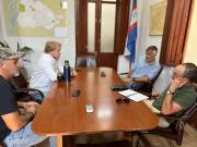 El alcalde Joaquín Gómez mantuvo reuniones de trabajo en el Municipio de Dolores