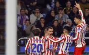 Atlético Madrid venció a La Coruña y se metió en cuartos de la Copa del Rey