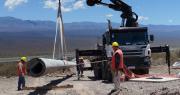San Juan da un paso clave en su red eléctrica: llegaron los postes para la nueva línea de 132 kV