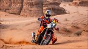 Dakar 2026: Luciano Benavides recuperó el liderazgo en motos y quedó a segundos del título