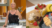 Rico, fácil y barato: la receta de helado casero de banana split con el que Jimena Monteverde conquistó a El Trece