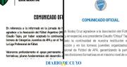 San Martín agradeció a la AFA y a Tapia, pero hubo una llamativa similitud con el comunicado de Godoy Cruz