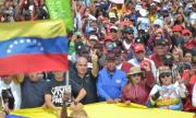 Transportistas marchan en Caracas exigiendo la liberación del presidente Maduro y Cilia Flores